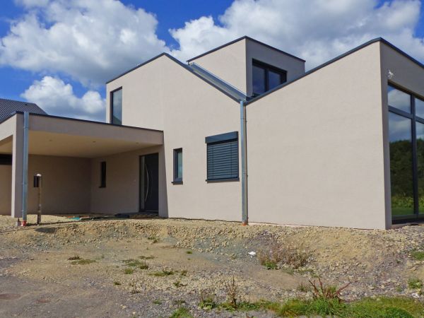 Einfamilienhaus in Holsbauweise