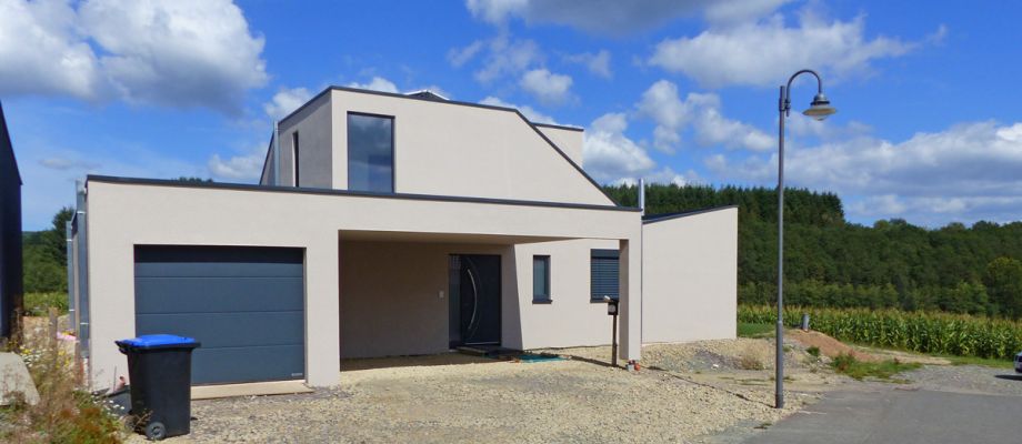 Projekt 18 Einfamilienhaus in Holsbauweise