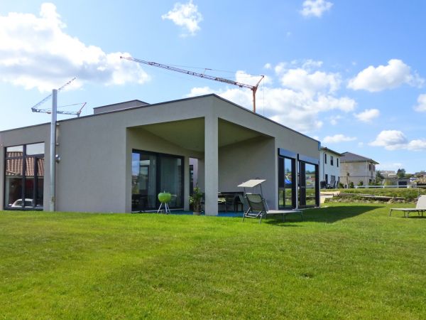 Einfamilienhaus in Holsbauweise
