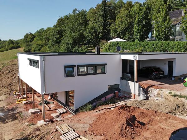 Einfamilienhaus in Holzbauweise